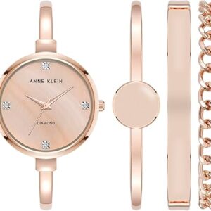Amazing limited time Discount of 77% off on Anne Klein Women's Bangle Watch and Bracelet Set