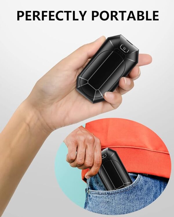 Amazing limited time deal of 50% off on Hand Warmers Rechargeable, Dnaleao 2 Pack 4000mAh for Outdoors - Image 3