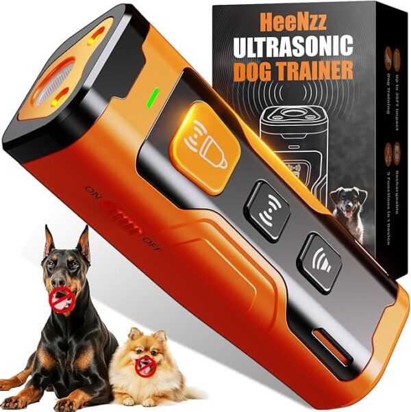 Amazing limited time deal of 57% off on Dog Bark Deterrent Ultrasonic Dog Training Device